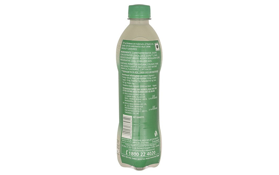 7UP Nimbooz Masala Soda    Bottle  500 millilitre